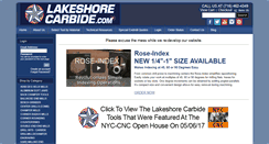 Desktop Screenshot of lakeshorecarbide.com